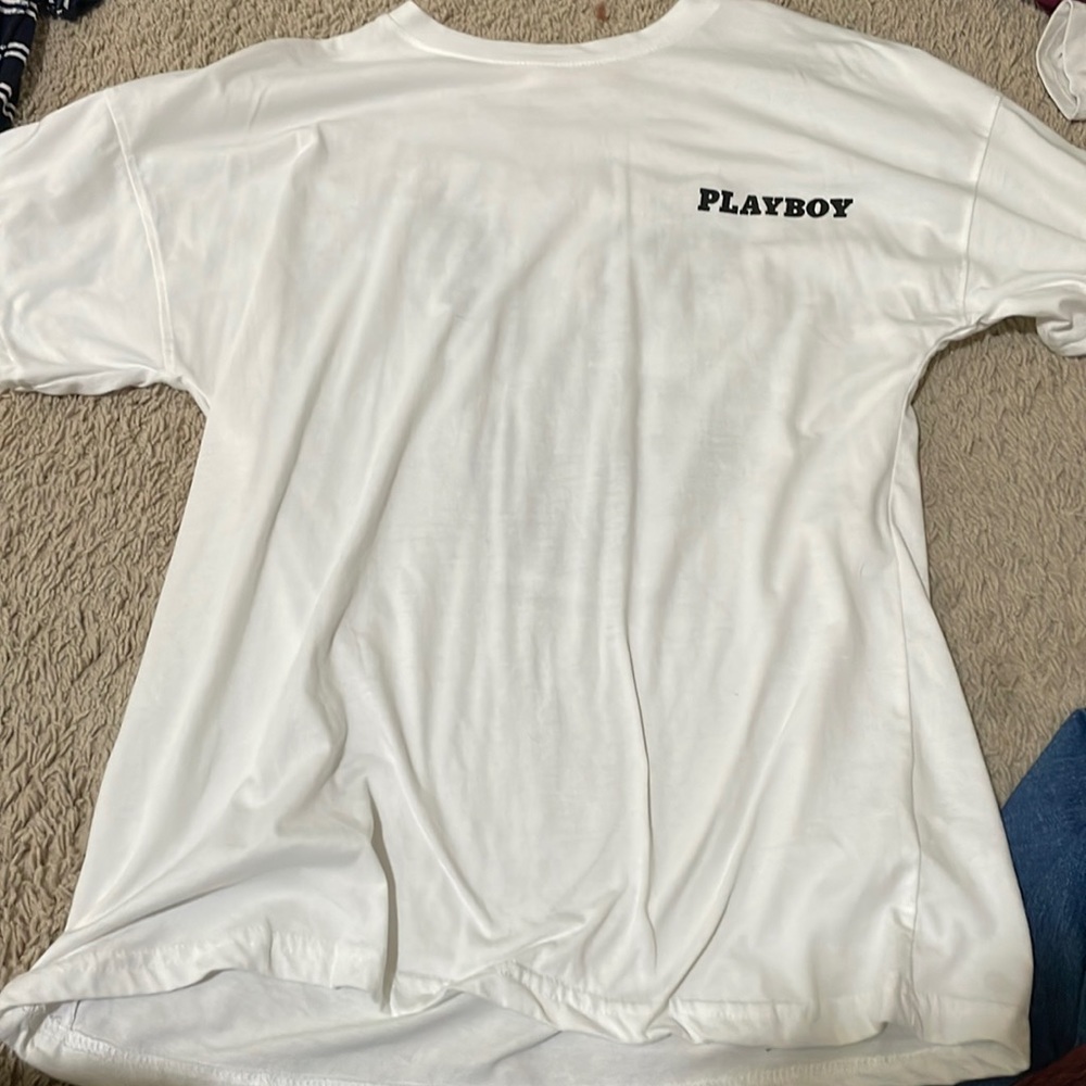 misguided playboy bunny oversized t-shirt, size small